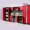 NewAge Pro Series 8 Piece Cabinet Set With Wall, Base, Tool Drawer Cabinet, Lockers and 84 in. Worktop